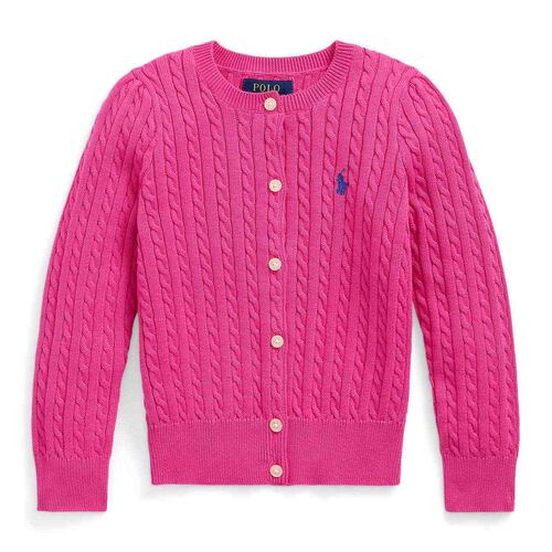 Ralph Lauren Mini Cable Cotton Cardigan